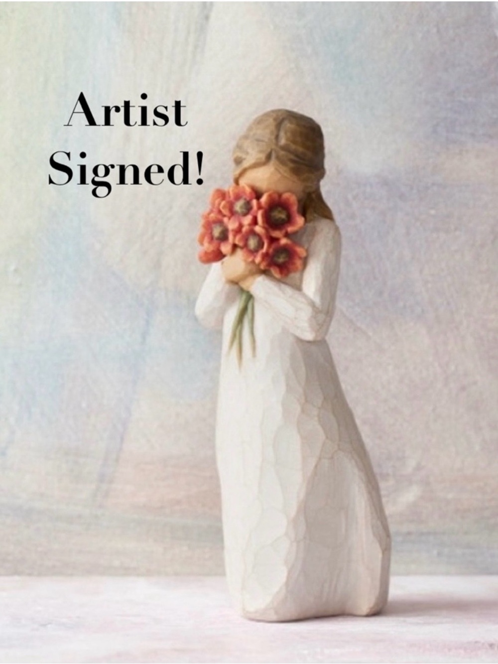 Willow Tree Surrounded by Love Figure - Signed by Susan Lordi